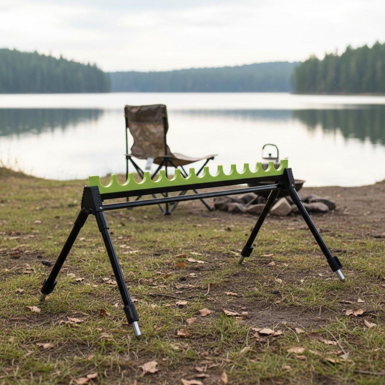Telescopic Fishing Rod - Multi Slot Fishing Rod Stand Portable