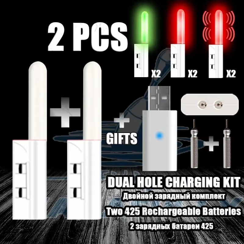 Fishing Quest - 2pcs LED Night Light Electronic Fishing