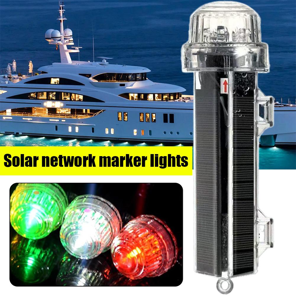 Fishing Equipment Net - Solar Net Marker Light Marine Signal