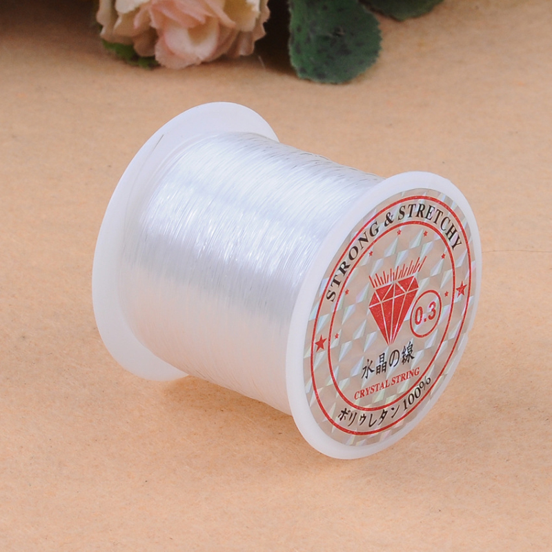 Fishing Equipment Line - 0.2-0.8mm 1Roll DIY Beaded Transparent Nylon