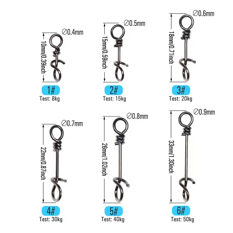 50PCS 10mm ~ 33mm Stainless St - огляд і ціна Fishing Equipment Cheap