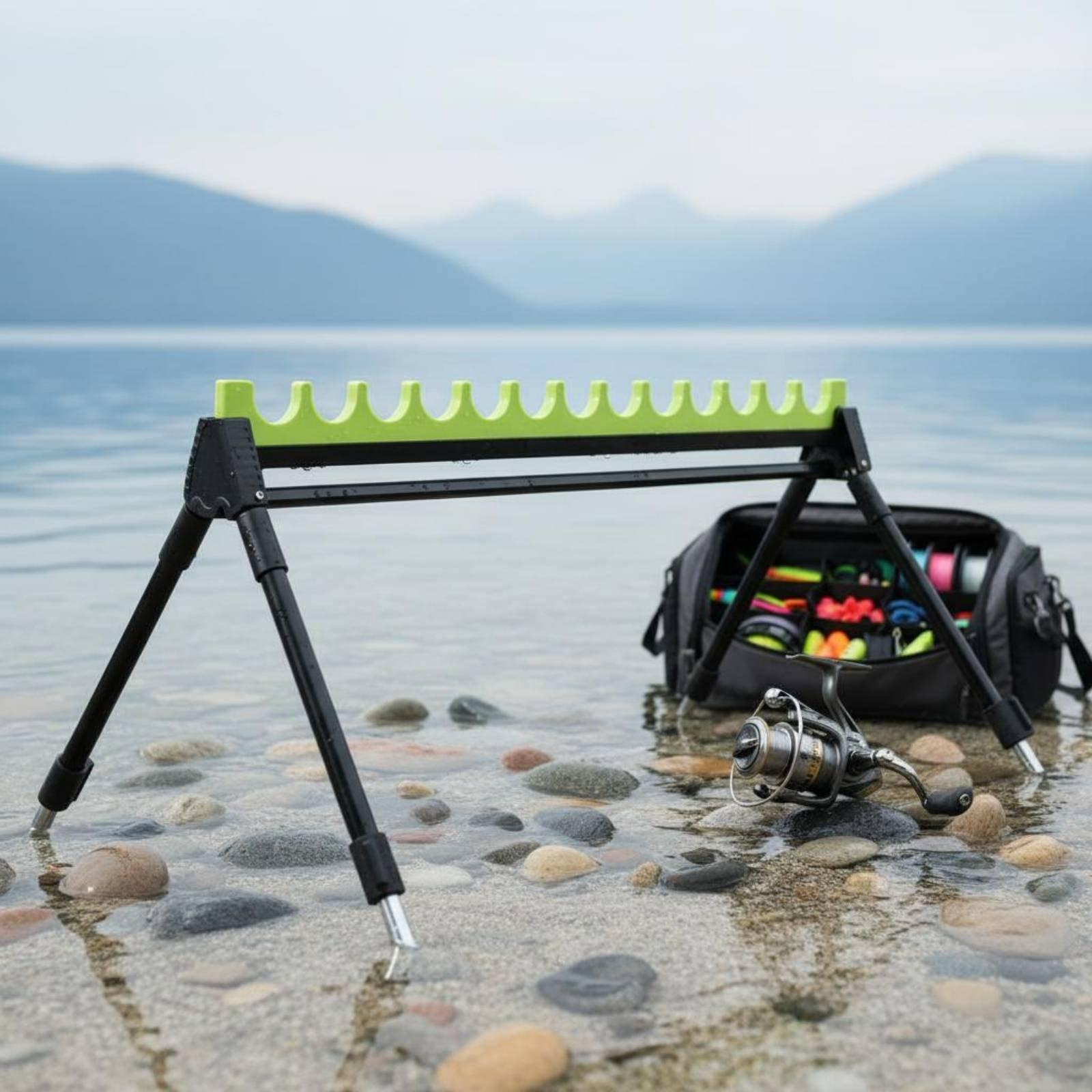 Multi Slot Fishing Rod Stand P - огляд і ціна Telescopic Fishing Rod