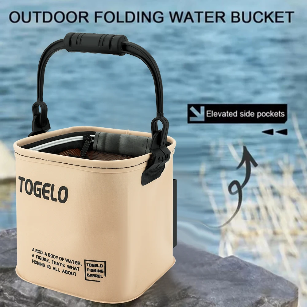 Outdoor Fishing Bucket Foldabl - огляд і ціна Fishing Equipment Net
