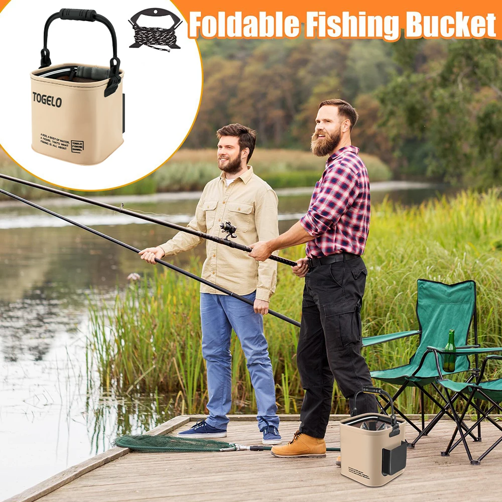 Outdoor Fishing Bucket Foldabl - огляд і ціна Fishing Equipment Net