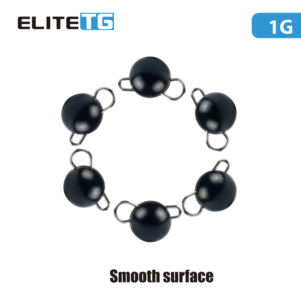 Elite TG 10Pcs Black Cheburash - огляд і ціна Tungsten Sinkers