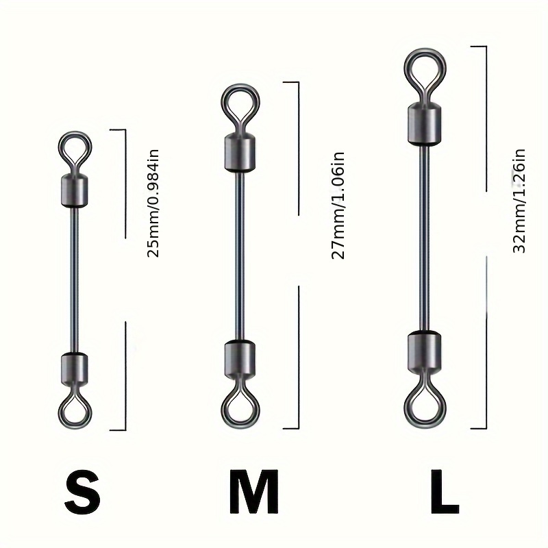 100pcs Long Fishing Connector  - огляд і ціна Fishing Equipment Cheap