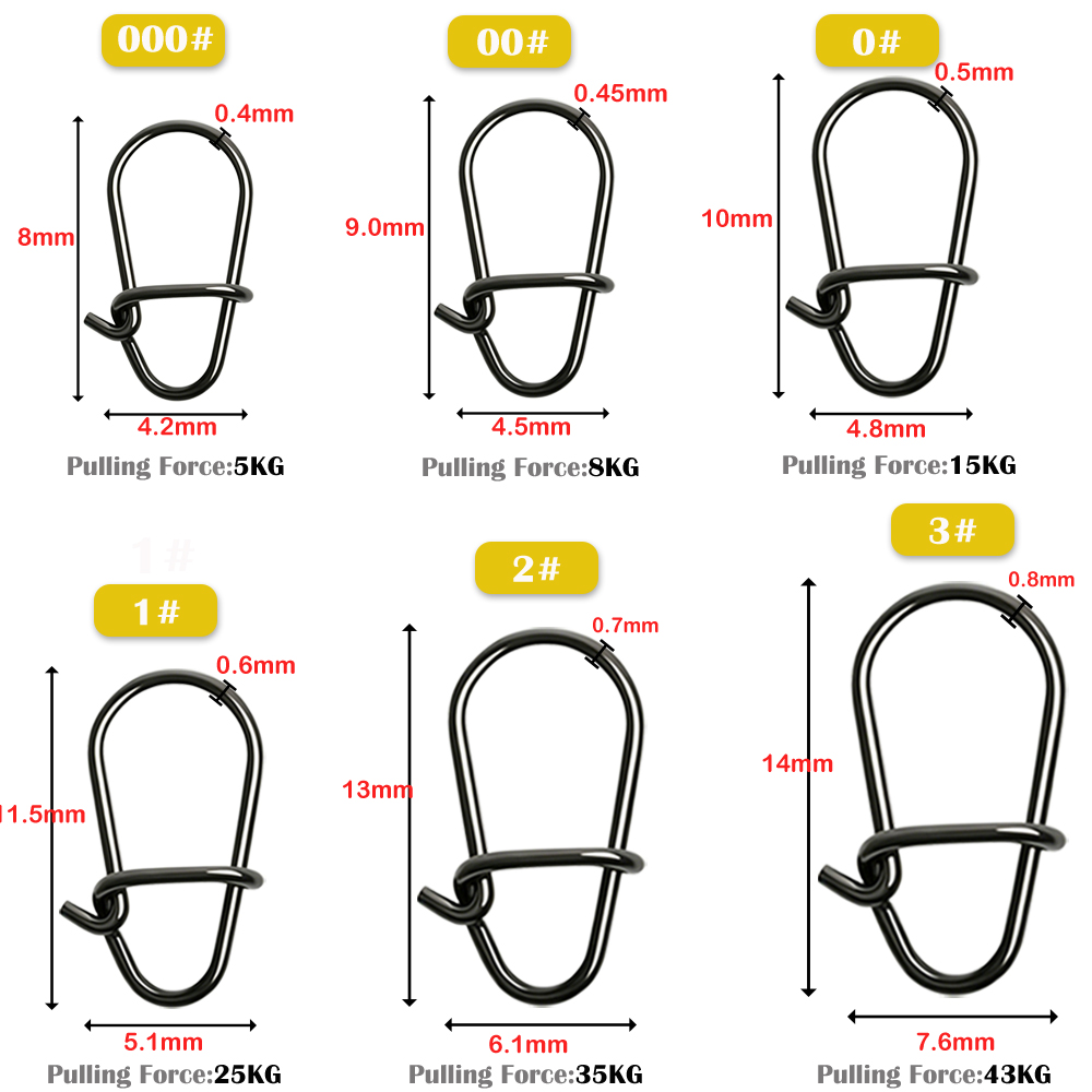 GOBAIT 100Pcs Black Stainless  - огляд і ціна Fishing Quest