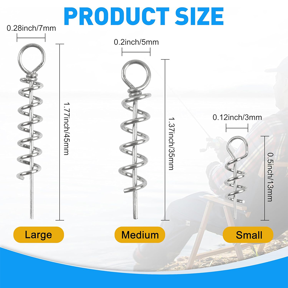50Pcs Spring Twist Lock Fishin - огляд і ціна Fishing Quest
