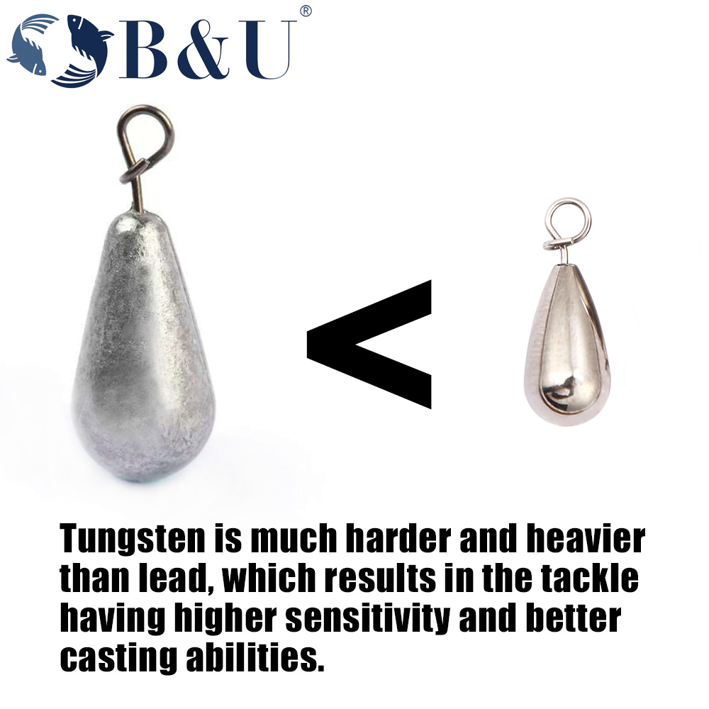 B&U Tungsten Fastach Sinker Fi - огляд і ціна Tungsten Sinkers