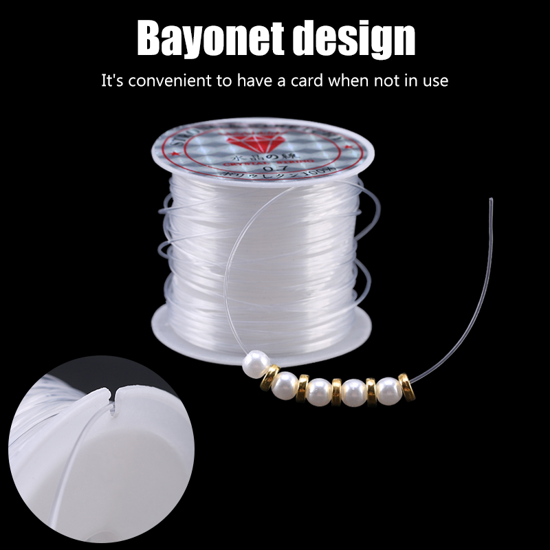 100M Plastic Crystal DIY Beadi - огляд і ціна Fishing Equipment Line