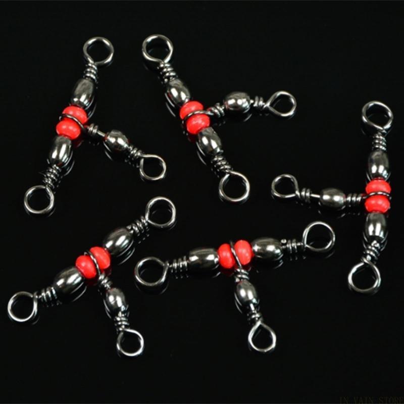 M5TC 50Pcs 3 Way Swivels Fishi - огляд і ціна Fishing Equipment Line