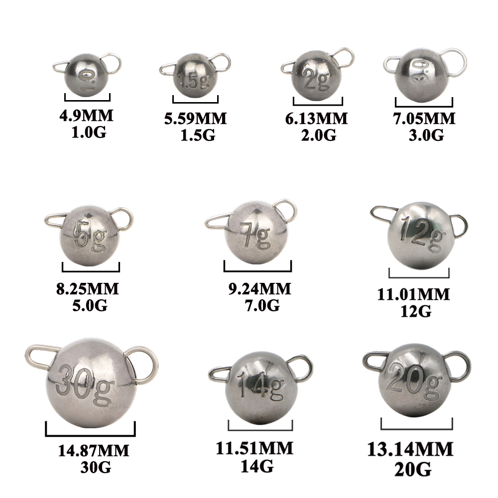 0.3-0.7g Fishing Tungsten Cheb - огляд і ціна Tungsten Sinkers