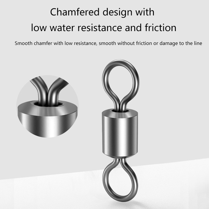 ★▲100Pcs Fishing Swivels Stain - огляд і ціна Fishing Quest