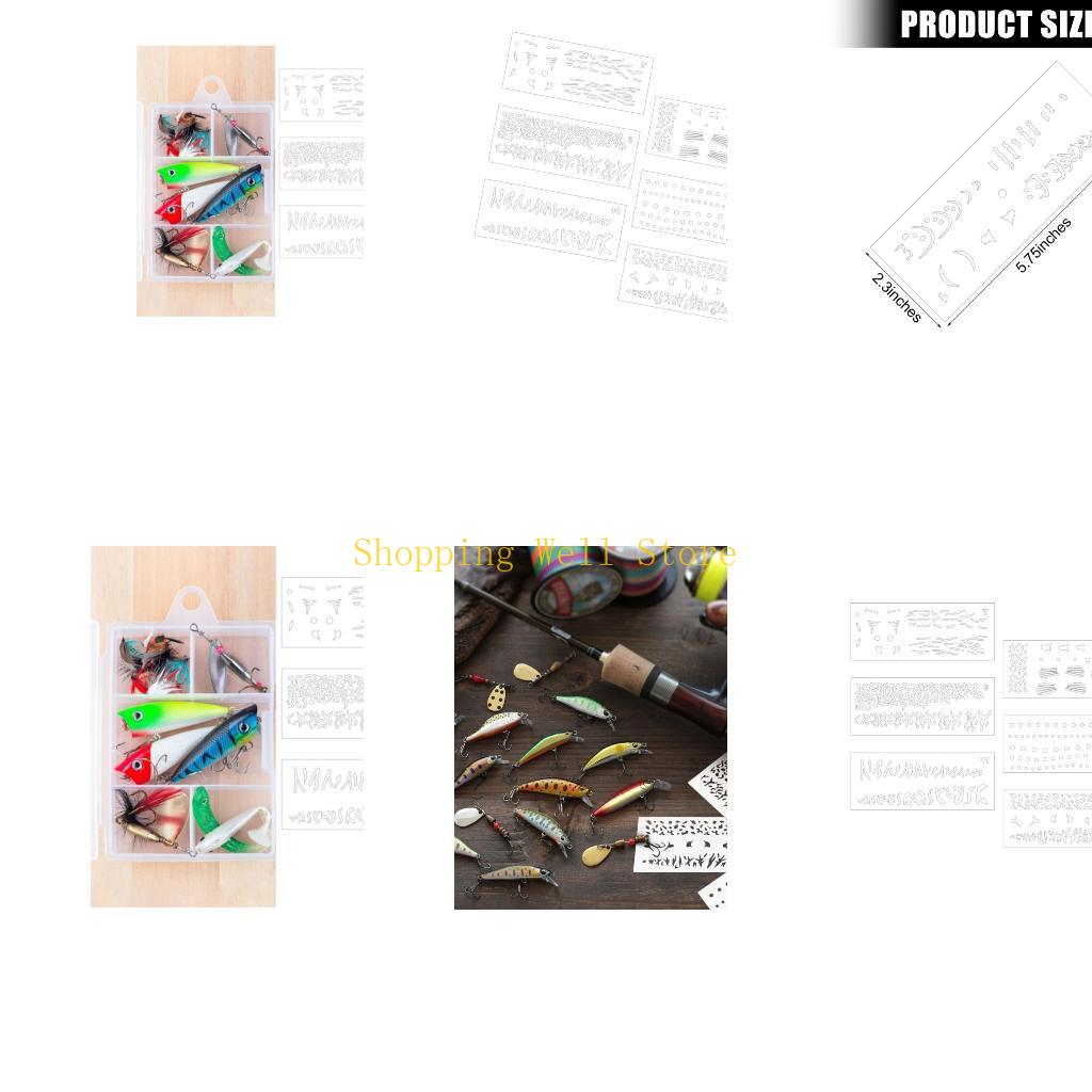 KX4B 6Pcs Hollowed Fishing Lur - огляд і ціна Fishing Quest